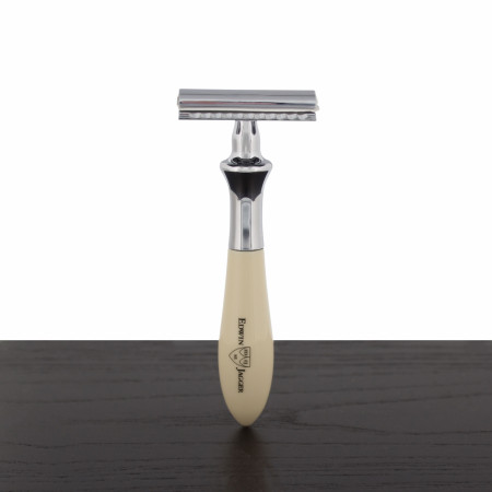 Edwin Jagger DE86 Double Edge Safety Razor, Black - West Coast Shaving